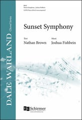 Sunset Symphony SATB choral sheet music cover